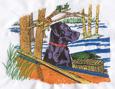 embroidery digitizing dog